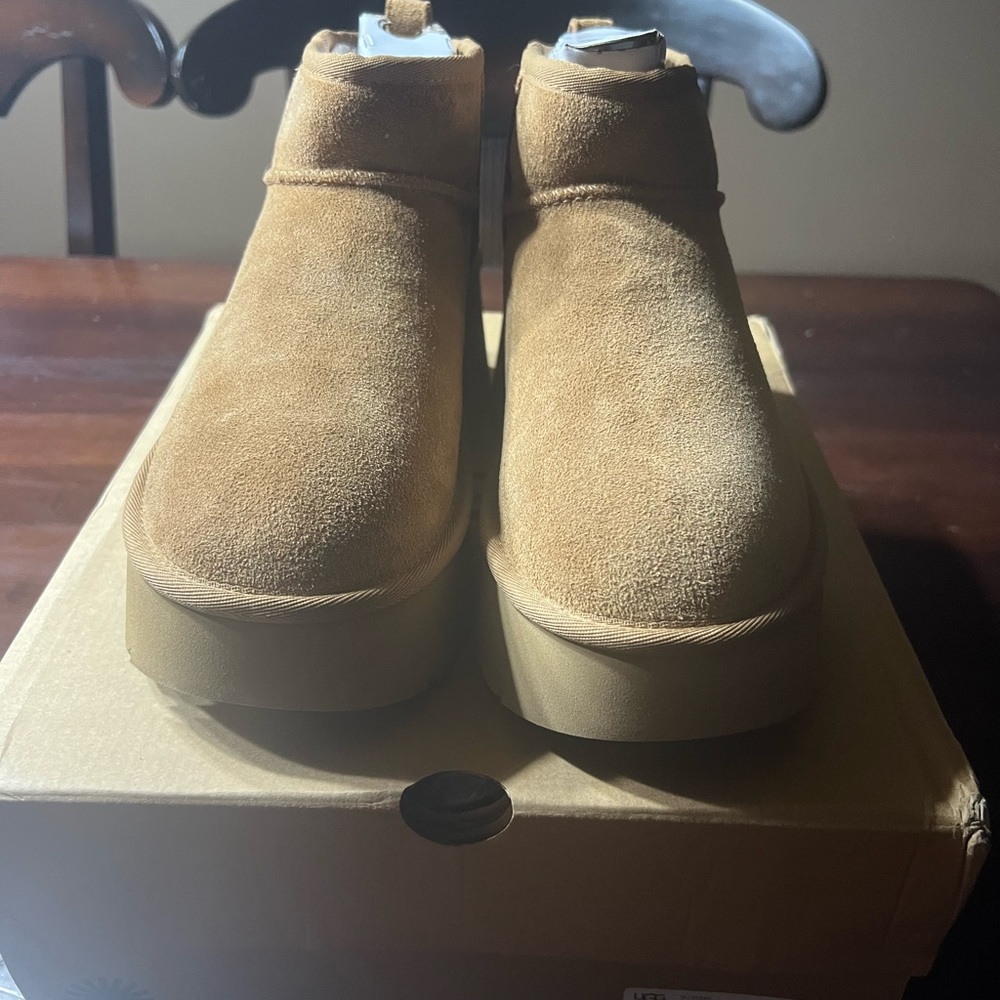 Ugg Classic ultra mini new heights chestnut NEW - Picture 8 of 12